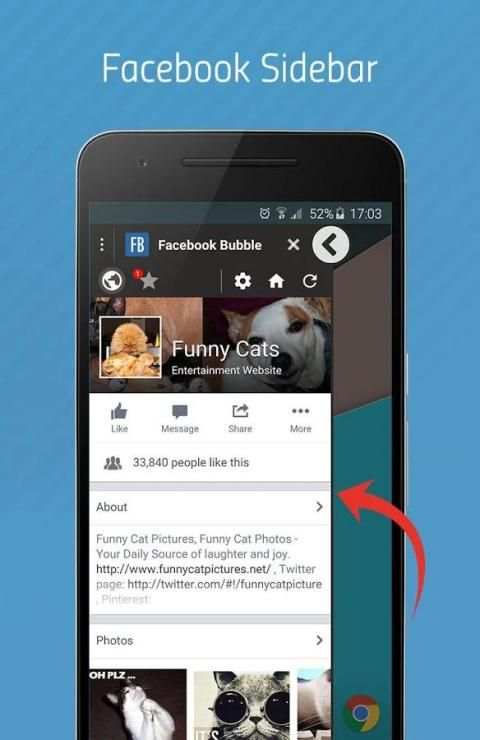 Bubble for Facebook 4 تصوير الشاشة