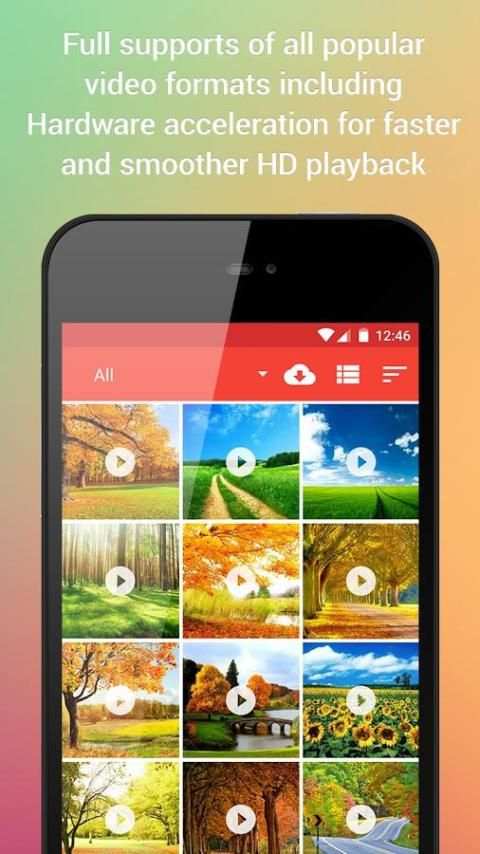Video Player for Android 2 تصوير الشاشة