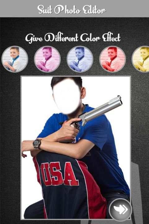 Gun Man Photo Montage screenshot 2