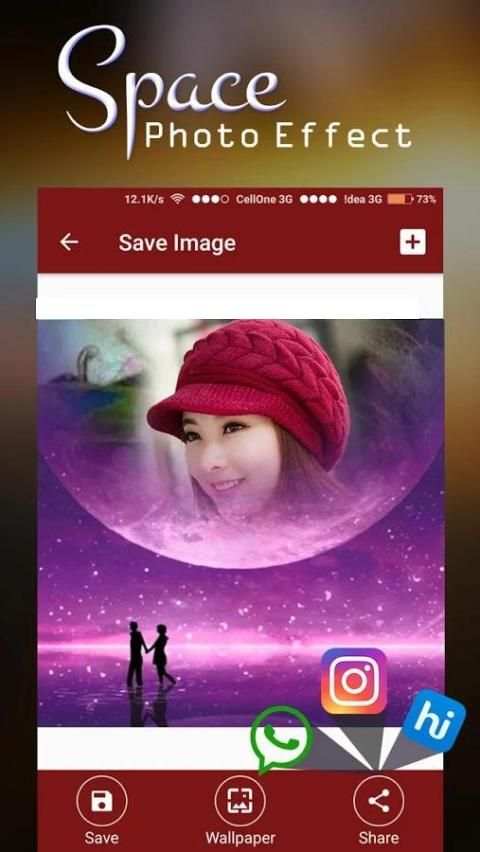 Space Photo Effect स्क्रीनशॉट 6