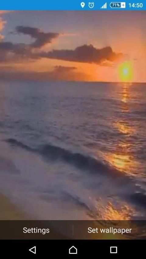 Sunset Beach Live Wallpaper screenshot 5
