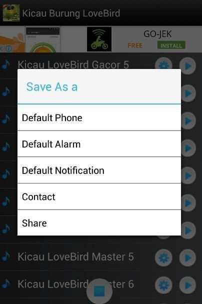 Kicau Burung LoveBird 2 تصوير الشاشة