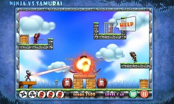 Angry Ninja 1 تصوير الشاشة