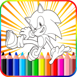 Coloring Book for Sonic иконка