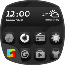 ikon Dark Soul Theme for Mega Launcher