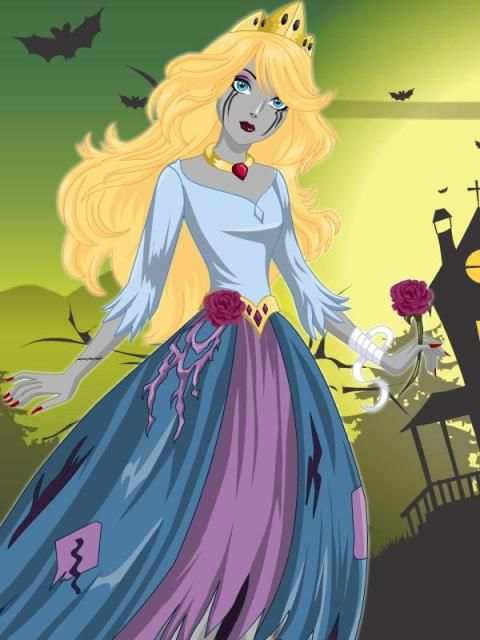 Zombie Princesses Girls Dress Up Makeup screenshot 4