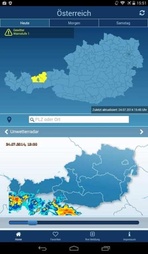 wetter.at - Unwetter screenshot 11