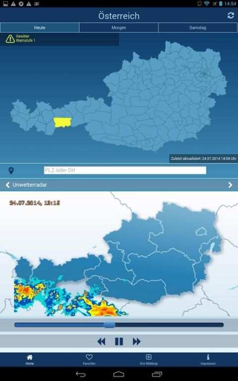 wetter.at - Unwetter screenshot 5