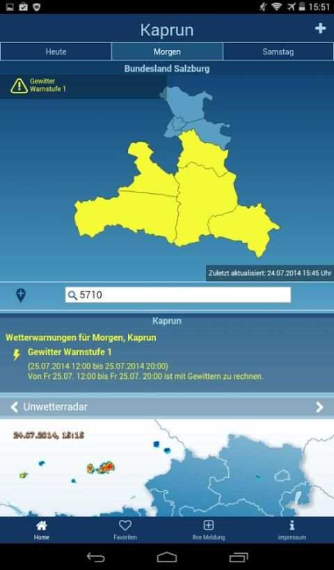 wetter.at - Unwetter screenshot 9