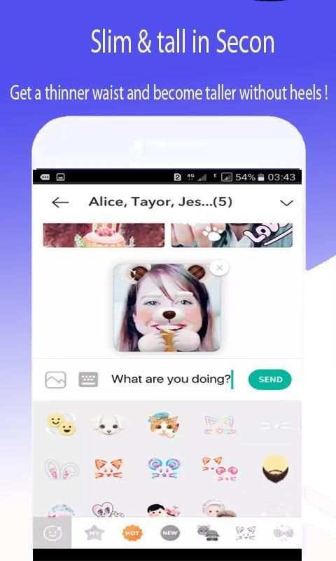 Panorama B612 camera beauty selfie screenshot 1