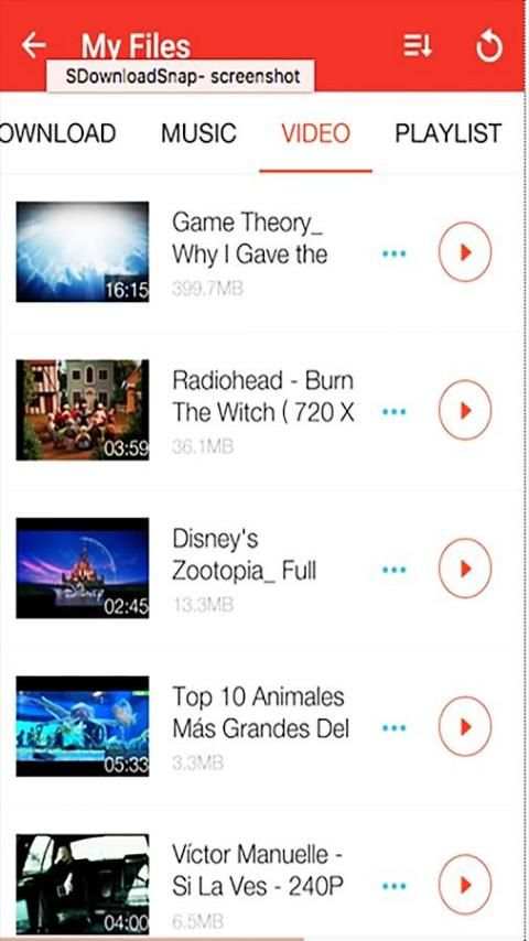 SnapTube screenshot 1