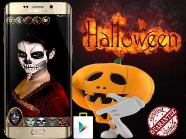 Scary Halloween Makeup 5 تصوير الشاشة