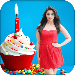 Birthday Photo Editor أيقونة