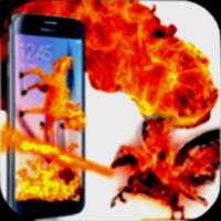 lightninng and fire prank