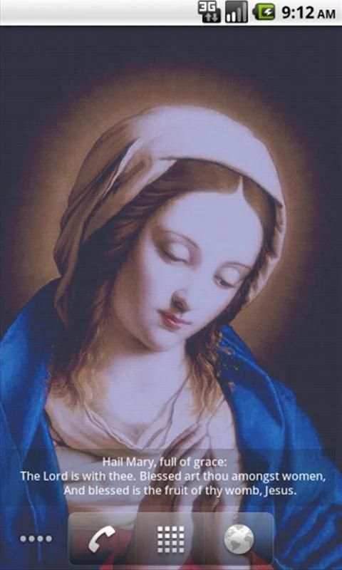 Virgin Mary LWP Free скриншот 1