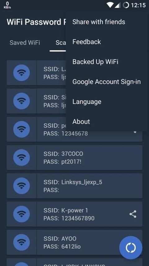 Free WiFi Password Recovery screenshot 5