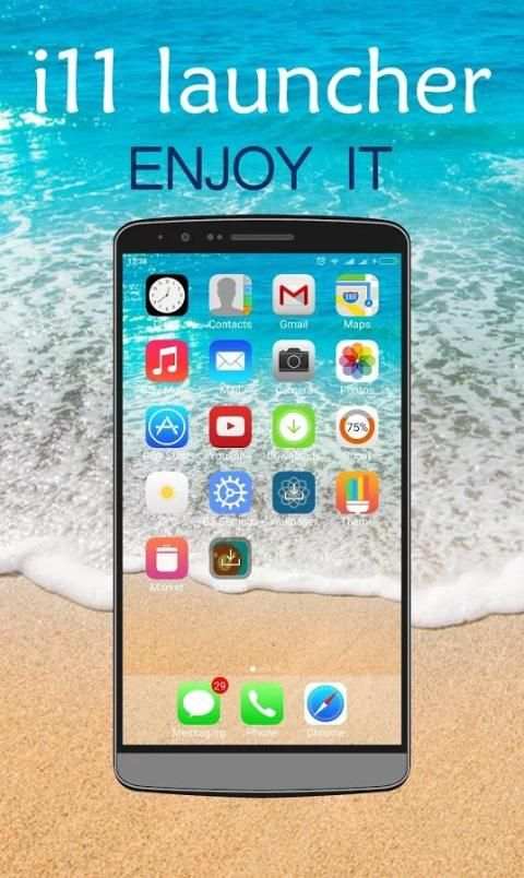 OS 11 Launcher HD 2017 screenshot 2