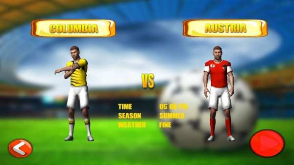 3D Football Game скриншот 4