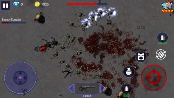 Zombie Killer 2D screenshot 1