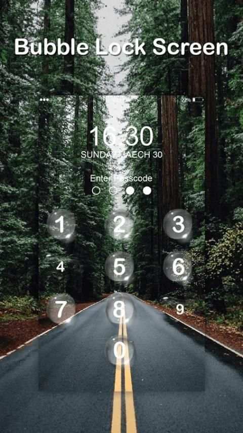 Lock app for iOS-password keyboard,passcode lock screenshot 2