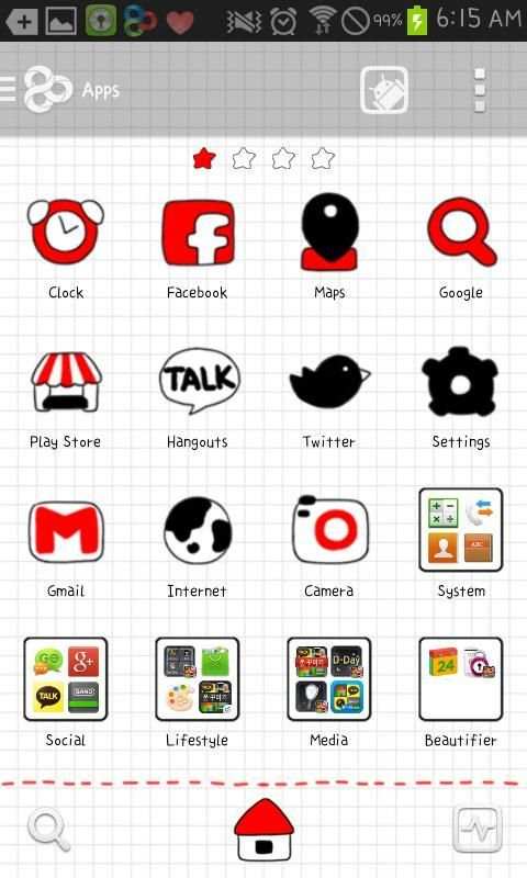 Smile Couple go launcher स्क्रीनशॉट 3