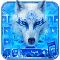 Blue Ice Wolf - Music Keyboard Theme