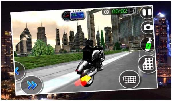 Crime City Police Bike Driver 2017 स्क्रीनशॉट 4
