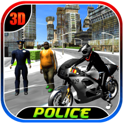 Crime City Police Bike Driver 2017 आइकन
