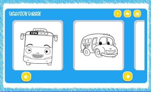 Drawing Bus Coloring Tayo 2 تصوير الشاشة