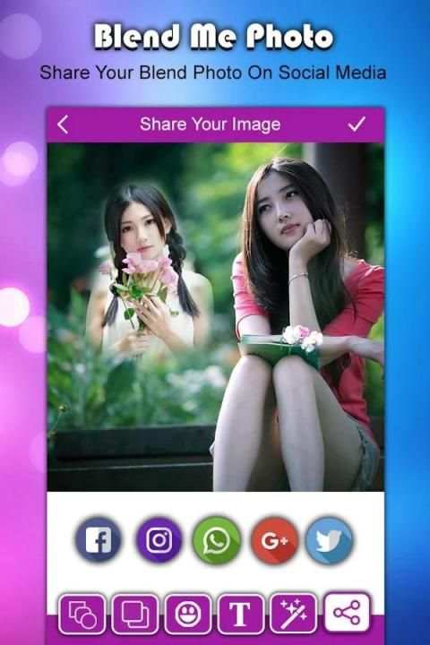 Blend Me Photo Collage Editor screenshot 1