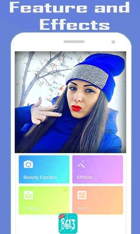 B613 Selfie camera Editor pro screenshot 2