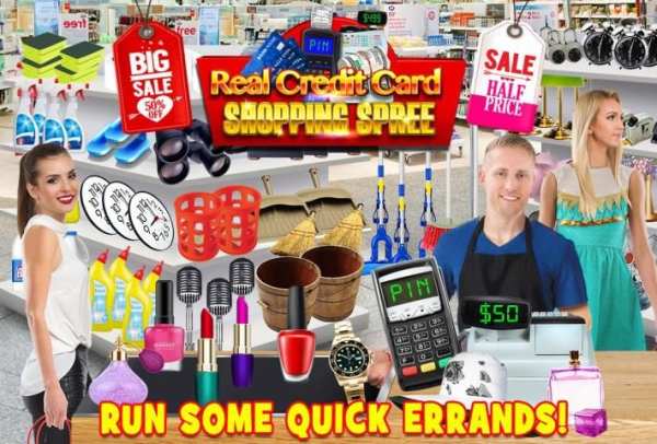Real Credit Card Shopping Spree - Charge it Games screenshot 4