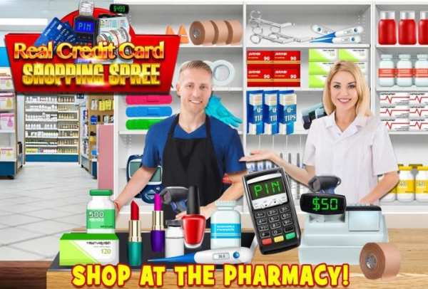 Real Credit Card Shopping Spree - Charge it Games screenshot 2