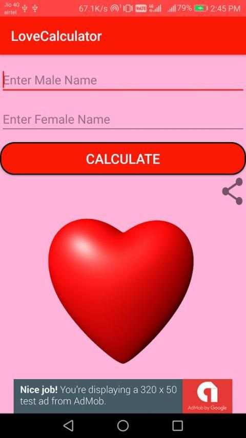 LOVE CALCULATOR (test your true love) screenshot 2