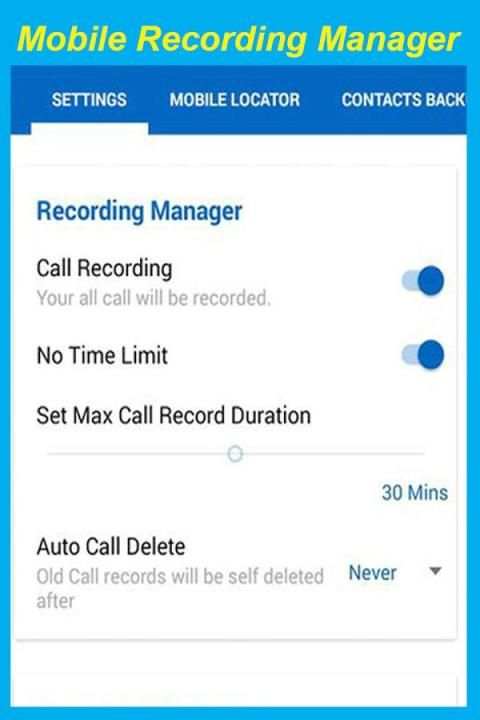 otomatic call recorder and data cleaning screenshot 3