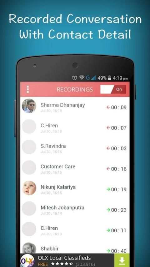 Auto Call Recorder Free screenshot 6