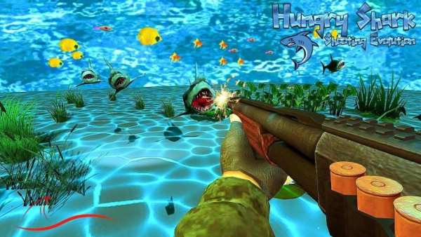 Dunkrik Hungry Shark Shooting Evolution 3D screenshot 12