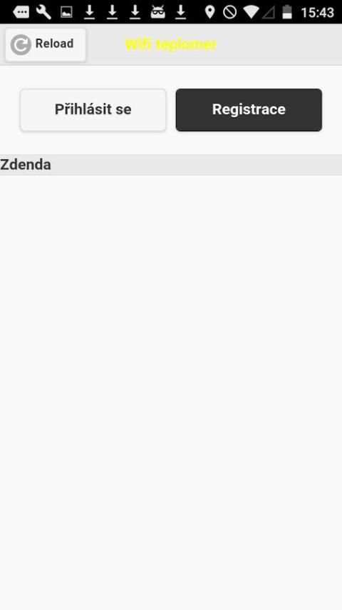 Wifi Teploměr screenshot 1