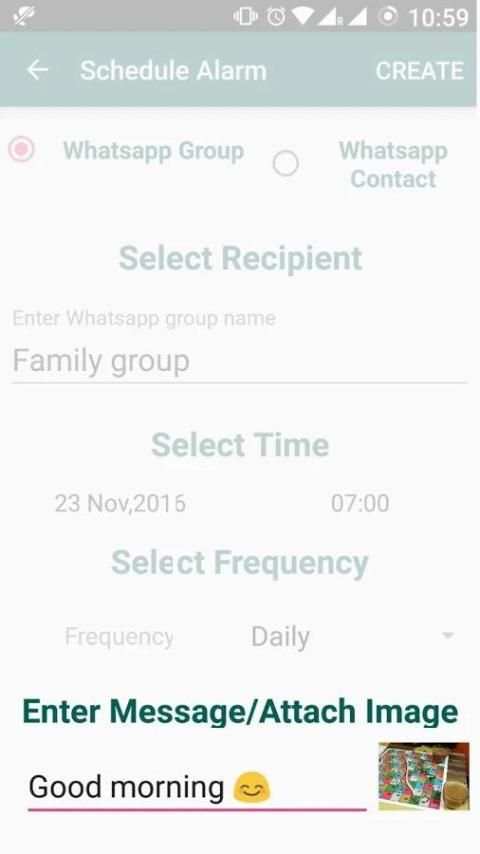 Scheduler for WhatsApp screenshot 1