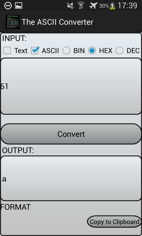 The ASCII Converter 2 تصوير الشاشة
