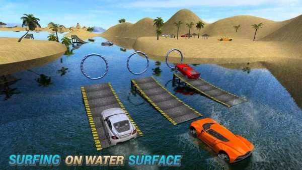 Water Surfing – Car Driving 3D screenshot 3