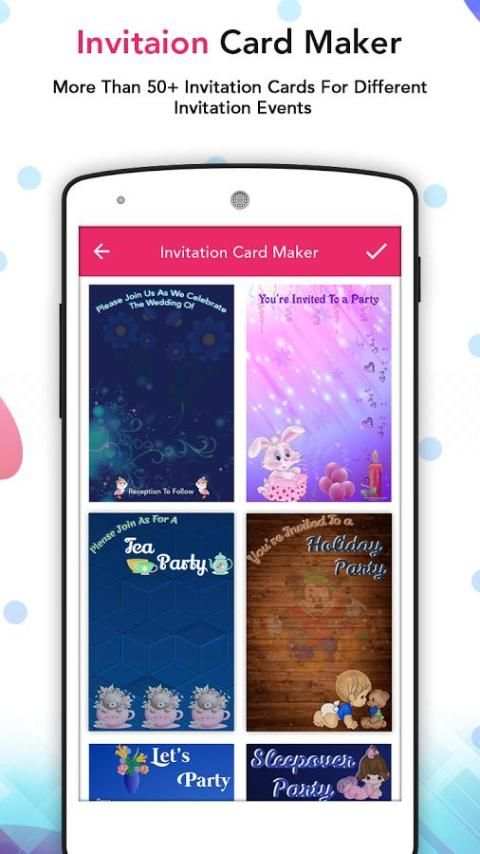 Invitation Maker - Party Invitation Card Maker screenshot 6