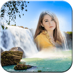 Waterfall photo frame आइकन