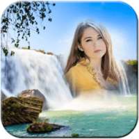 Waterfall photo frame