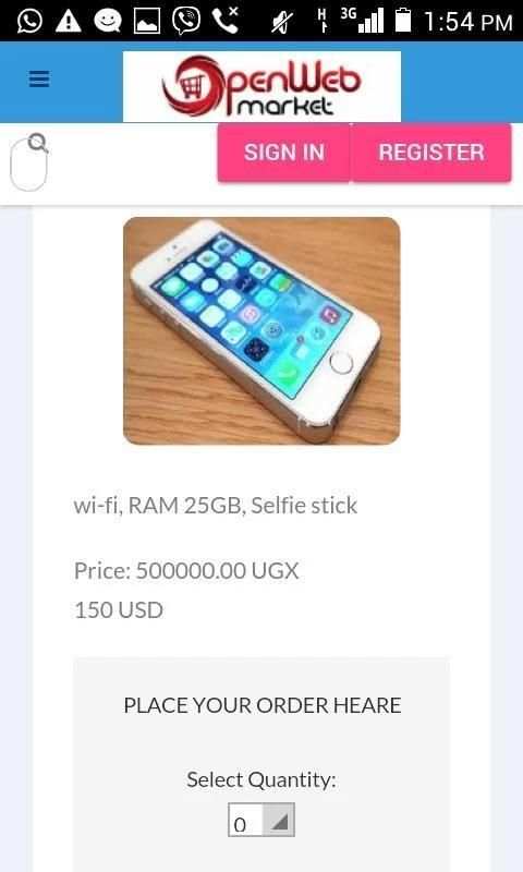 Open web market screenshot 5