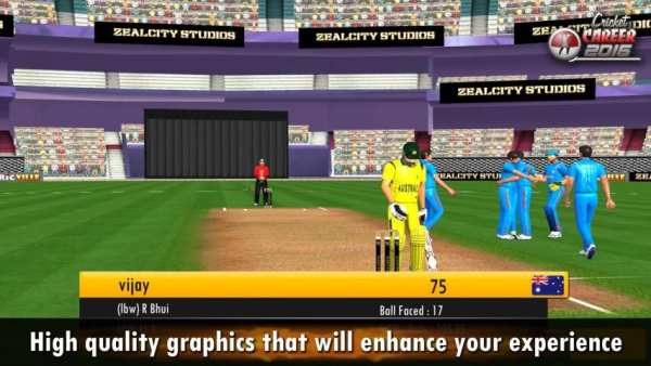 Cricket Career 2016 скриншот 3