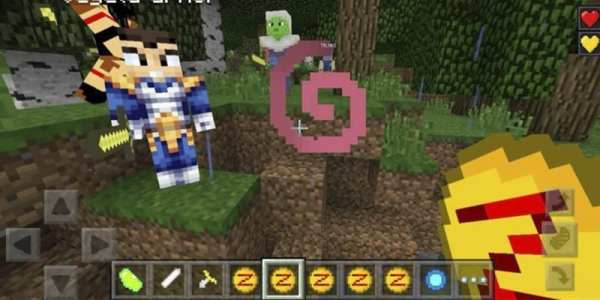 Saiyan Mod DBZ for Minecraft скриншот 2