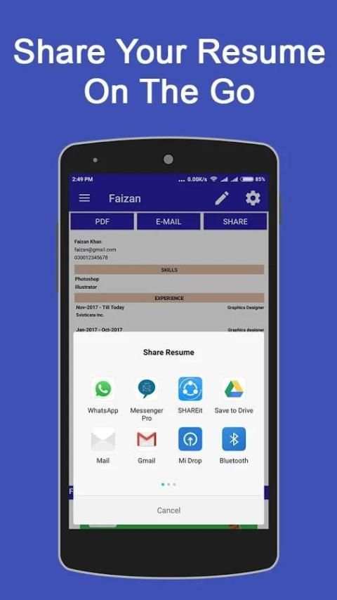 CV Resume Builder - PDF screenshot 2