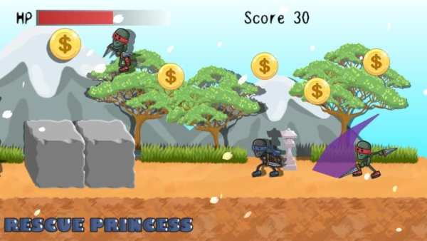 Ninja Hattori - Rescue Mission screenshot 3