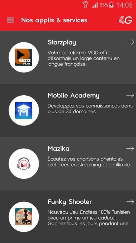 Ooredoo 4G screenshot 2